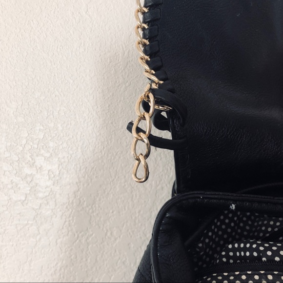 Faux Leather Chain Backpack - Picture 3 of 8